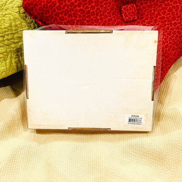 N5-NEW IN BOX DANSK Silver Snowman Spreader Set - Picture 4 of 7